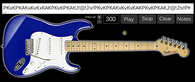 player guitar